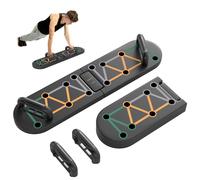 SPORTNOW Foldable Push Up Board, 11-in-1 Press Up Board, Portable Pushup Stand with Non-slip Pads for Arms, Should, Chest Building, Black Black
