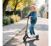 SPORTNOW Folding Electric Ride-on Scooter, Ride on Toy, Black