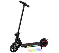SPORTNOW Folding Electric Scooter W/ LED Lights And Display - Black | TJ Hughes