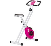 Sportnow Folding Exercise Bike With Heart-Rate Sensor For Home Use, Black/grey