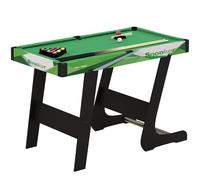 SPORTNOW Folding Pool Table Set 104cm Mini Snooker Table with 2 Cues Green