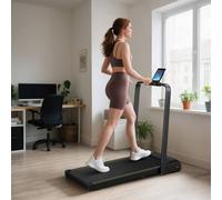 Sportnow Folding Treadmill Walking Pad, Running Jogging Walking Machine In Black Black