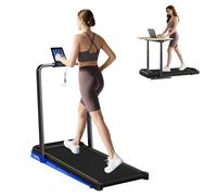 Sportnow Folding Treadmill Walking Pad, Running Jogging Walking Machine In Black Black