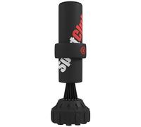 SPORTNOW Freestanding Punching Bag, Heavy Boxing Bag with Stand for Adults, Boxing Equipment with Height Adjustable Strike Pad, Hand Wrap, Suction Cup Base for Karate Taekwondo MMA Kickboxing