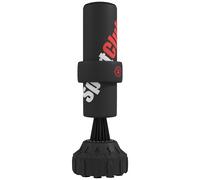 SPORTNOW Freestanding Punching Bag, Heavy Boxing Bag with Stand for Teens Adults, Boxing Equipment with Height Adjustable Strike Pad, Hand Wrap, Suction Cup Base for Karate Taekwondo MMA Kickboxing