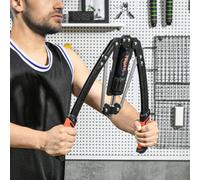Sportnow Hydraulic Chest Expander With 22-440Lbs Resistance For Upper Body Exercise