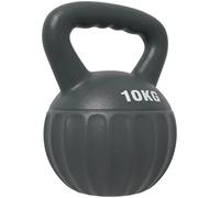 SPORTNOW Kettlebell, 10 kg Kettle Bell with Non-Slip Handle for Home Gym Weight Lifting and Strength Training, Grey