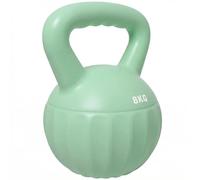 SPORTNOW Kettlebell, 8 kg Kettle Bell with Non-Slip Handle for Home Gym Weight Lifting and Strength Training, Green