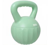 SPORTNOW Kettlebell for Strength Training Kettle Bell with Non-Slip Handle 8 kg Green
