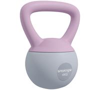 SPORTNOW Soft Kettlebell, 4/6/8/10/12kg Kettle Bell with Non-Slip Handle for Home Gym Weight Lifting and Strength Training, Purple and Grey