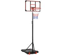 SPORTNOW Kids Adjustable Basketball Hoop and Stand w/ Wheels, 1.8-2m