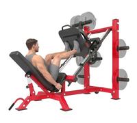 SPORTNOW Leg Press Machine with 3 Backrest & 4 Sliding Positions 455KG | Adjustable Leg Extension Squat Machine, Wheels, Barbell Plate Storage, Home Gym Workout Equipment