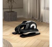 Sportnow Mini Elliptical Machine, Seated Pedal Exerciser W/ Remote Control In Black Black