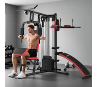SPORTNOW Multi Gym Workout Station, Black