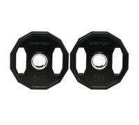 SPORTNOW Olympic Weight Plates Set With 2inch - 5cm Holes For Home Gym - 2 x 5KG | TJ Hughes
