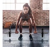 SPORTNOW Olympic Weight Plates Set with 2"/5cm Holes for Home Gym, 2 x 10kg in Black SPORTNOW Black