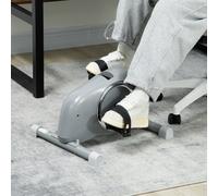 SPORTNOW Mini Exercise Bike, Sit Down Pedal Exerciser with 8-Level Quiet Magnetic Resistance and LCD Display, Portable Under Desk Bike for Arm and Leg Home Gym Office Workout, Grey