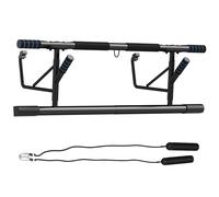 SPORTNOW Pull Up Bar Doorway, Push Up Stand w/ Resistance Bands, Blue SPORTNOW Blue