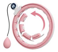 SPORTNOW Smart Weighted Hula Hoop With 16 Detachable Knots And Digital Counter | TJ Hughes