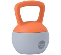 SPORTNOW Soft Kettlebell, 10kg Kettle Bell with Non-Slip Handle for Home Gym Weight Lifting and Strength Training, Orange and Grey