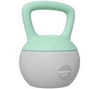 SPORTNOW Soft Kettlebell, 4/6/8/10/12kg Kettle Bell with Non-Slip Handle for Home Gym Weight Lifting and Strength Training, Green and Grey