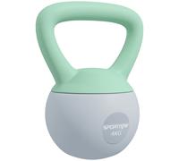 SPORTNOW 4KG Kettlebell with Soft Body - Grey and Green, Grey