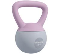SPORTNOW 4KG Kettlebell with Soft Body and Non-Slip Handle, Purple and Grey