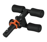 SPORTNOW Tib Bar Tibialis Trainer - Fits 5cm Olympic Plates, 50kg Max, Steel Frame, 4 Foam Pads (A91-334V00BK)
