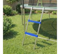 SPORTNOW Trampoline Ladder, 2-Steps/3-Steps with Horizontal Wide Steps - Blue - 2-Steps