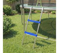 Sportnow Trampoline Ladder, 2-Steps With Horizontal Wide Steps In Blue Blue