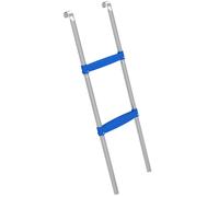 SPORTNOW Trampoline Ladder, 2-Steps with Horizontal Wide Steps, Universal Hook, Galvanised Steel Frame, 150kg Load Capacity