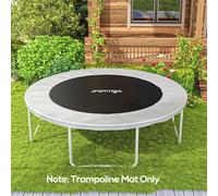 SPORTNOW Trampoline Replacement Mat with Eight Rows of Stitching, Spring Pull Tool, 54 V-Hooks, for 10ft Trampoline, Using 14cm Springs, Trampoline Jumping Mat, Green Green