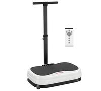 SPORTNOW Vibration Plate Exercise Machine for Weight Loss Adjustable Handle | Quiet Vibrating Plate, Lymphatic Drainage, Removable Handle, Remote Control, Auto or Manual Speeds