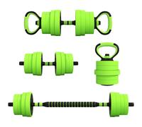SPORTNOW Weight Dumbbells Set, Barbell, Kettlebell, Push Up Stand, 30kg