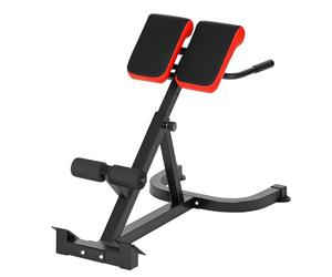 SPORTOW 45-Degree Hyperextension Roman Chair, 5-Level Adjustable Height Back Extension Bench for Glute, Hamstring & Ab Workouts, Multi-Function Heavy-Duty Home Gym Equipment
