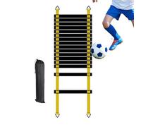 Sports Agility Ladder Set - Adjustable Speed Training Rungs With Carry Bag, Heavy-Duty Nylon Football & Soccer Drill Equipment, Portable Coordination Ladder For Track, Field & Tennis | For Athletes