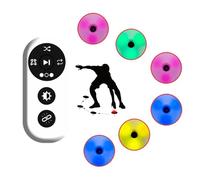 Sports Agility Training Kit with 6 Reaction Lights, 4 Modes for Hand-Eye Coordination, Speed & Reflex, for Football, Boxing, Fitness