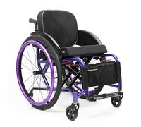 Sports and Leisure Wheelchair,Wheelchairs Folding Folding Manual Wheelchair, Aluminum Alloy Wheelchair with Handbrakes and Quick Release Rear Wheels, 220LBs Weight Capacity(Seat width 42cm/16.5in,A)