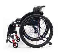 Sports and Leisure Wheelchairs for Adults, Aluminum Alloy Wheelchair with Handbrakes,Quick Release Rear Wheels,Self-propelled Manual Wheelchairs,220LBs Weight Capacity(Seat Width 40cm/15.7in,A)