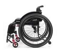 Sports and Leisure Wheelchairs for Adults, Aluminum Alloy Wheelchair with Quick Release Rear Wheels,Self-propelled Manual Wheelchairs with Handbrakes,Transport Wheelchair (Seat Width 40cm/15.7in,A)