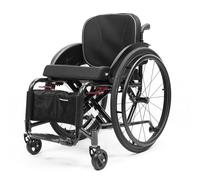 Sports and Leisure Wheelchairs for Adults,Self-propelled Aluminum Alloy Portable Manual Wheel Chair,Transport Wheelchair Lightweight Foldable,Quick Release Rear Wheels