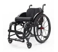 Sports and Leisure Wheelchairs for Adults,Self-propelled Aluminum Alloy Portable Manual Wheel Chair with Handbrakes and Quick Release Rear Wheels & Anti-Tip Wheels