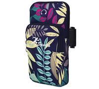 Sports Arm Bag Universal Running Armband Bounce Free Gym Armbands Phone Holder Pouch Case with Earphone Hole for iPhone XS/X8, Samsung Galaxy S9/S8/S7, Huawei and LG (Blue)