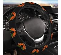 Sports Auto Steering Wheel Cover 38Cm Sasquatch Bigfoot Is Real And He Tried To Eat Car Accessory Durable Wheel Sleeve Protector For Truck, Auto, Suv