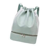 Sports Backpack Drawstring Storage Compartments For Swim Gear Gym Equipment Travel Accessories Breathable Shoulder Strap Backpack With Wet Pocket