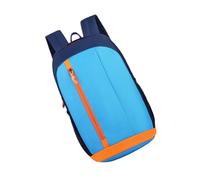 Sports Backpack for Men - Lightweight Water Resistant Oxford Fabric Large Capacity Adjustable Strap Outdoor Bag | Perfect for Hiking, Travel, Gym, Cycling, Sc, Dark Blue With Sky Blue, Siehe