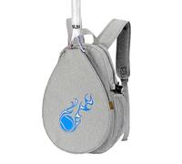 Sports Backpack - Secure Tennis Bag, Water Resistant Multi-Compartment Paddle Holder, Spacious Gym Bags with Pockets | Suitable for Men, Women, Teens, School Training and, Grey, Se référer à la