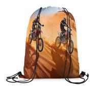 Sports Backpack String Dirt Bike Versatile Gym Sack Waterproof Draw String Back Bag For Hunting Men Swim 39X46Cm