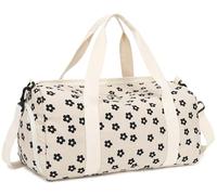 Sports Bag Children's Swimming Bag Boys Women with Shoe Compartment and Wet Compartment Bath Bag Teenager Small Travel Bag Fitness Bag, black small flower 95, Sports