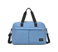 Sports Bag Travel Lightweight Luggage Bag for Women On Business Trip Portable Boarding Bag for Maternity Large Capacity Shoulder Bag(Sky Blue)